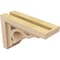 Ekena Millwork 4"W x 12"D x 8"H Classic Sheridan Rough Cedar Woodgrain TimberThane Corbel, Primed Tan CORUR04X12X08SHERCPR - alternate 6